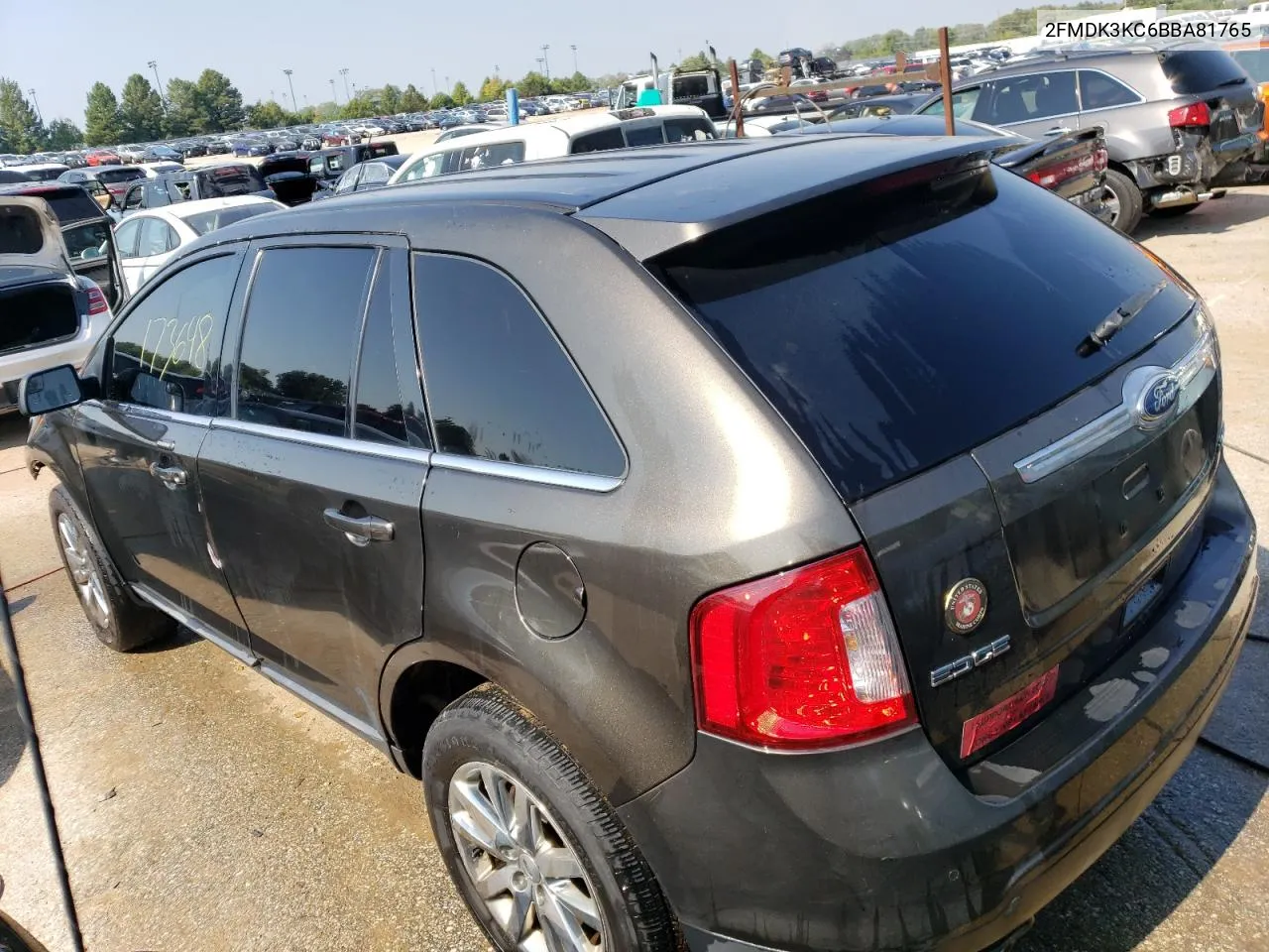 2011 Ford Edge Limited VIN: 2FMDK3KC6BBA81765 Lot: 69852623