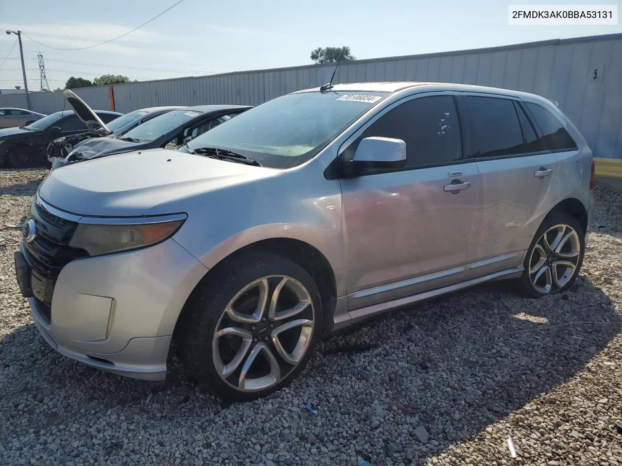 2011 Ford Edge Sport VIN: 2FMDK3AK0BBA53131 Lot: 70146034