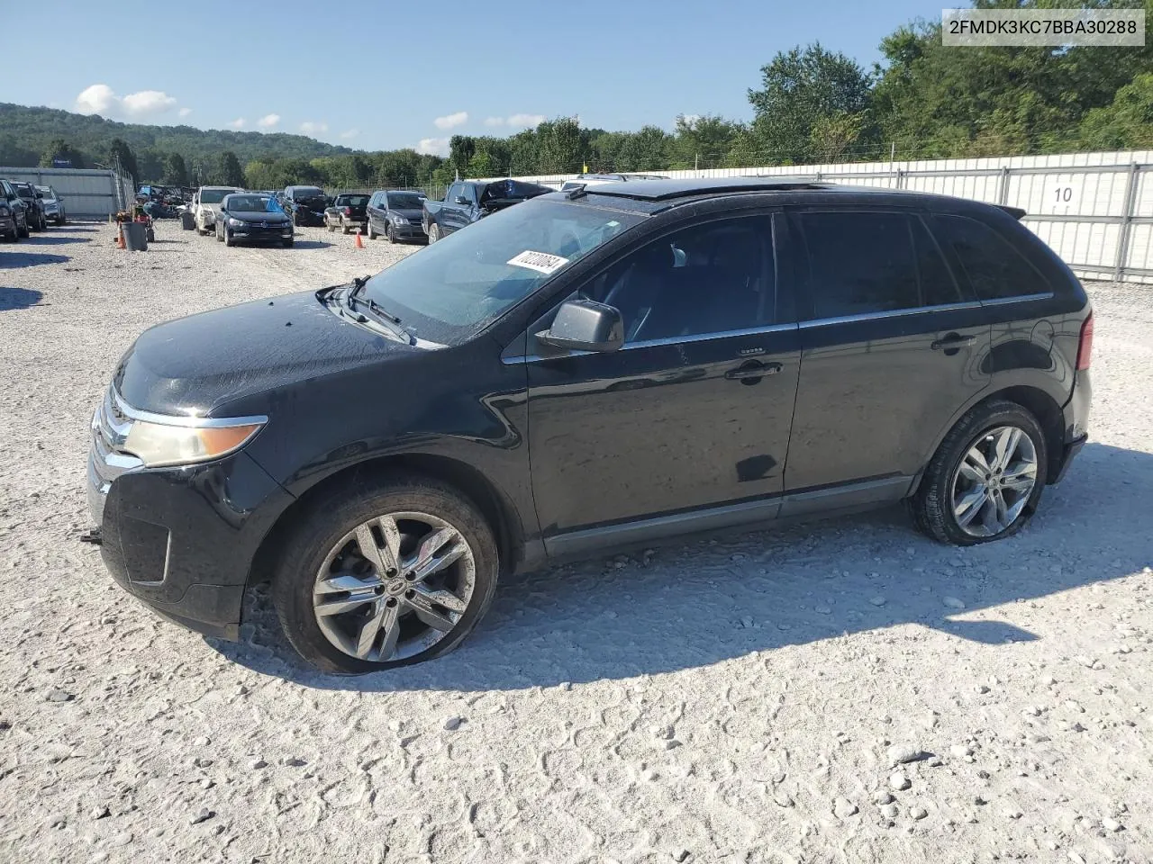 2011 Ford Edge Limited VIN: 2FMDK3KC7BBA30288 Lot: 70220064