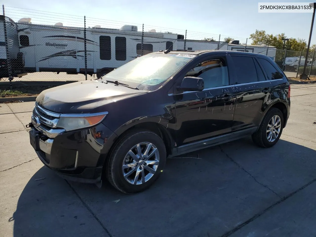 2011 Ford Edge Limited VIN: 2FMDK3KCXBBA31533 Lot: 70451794