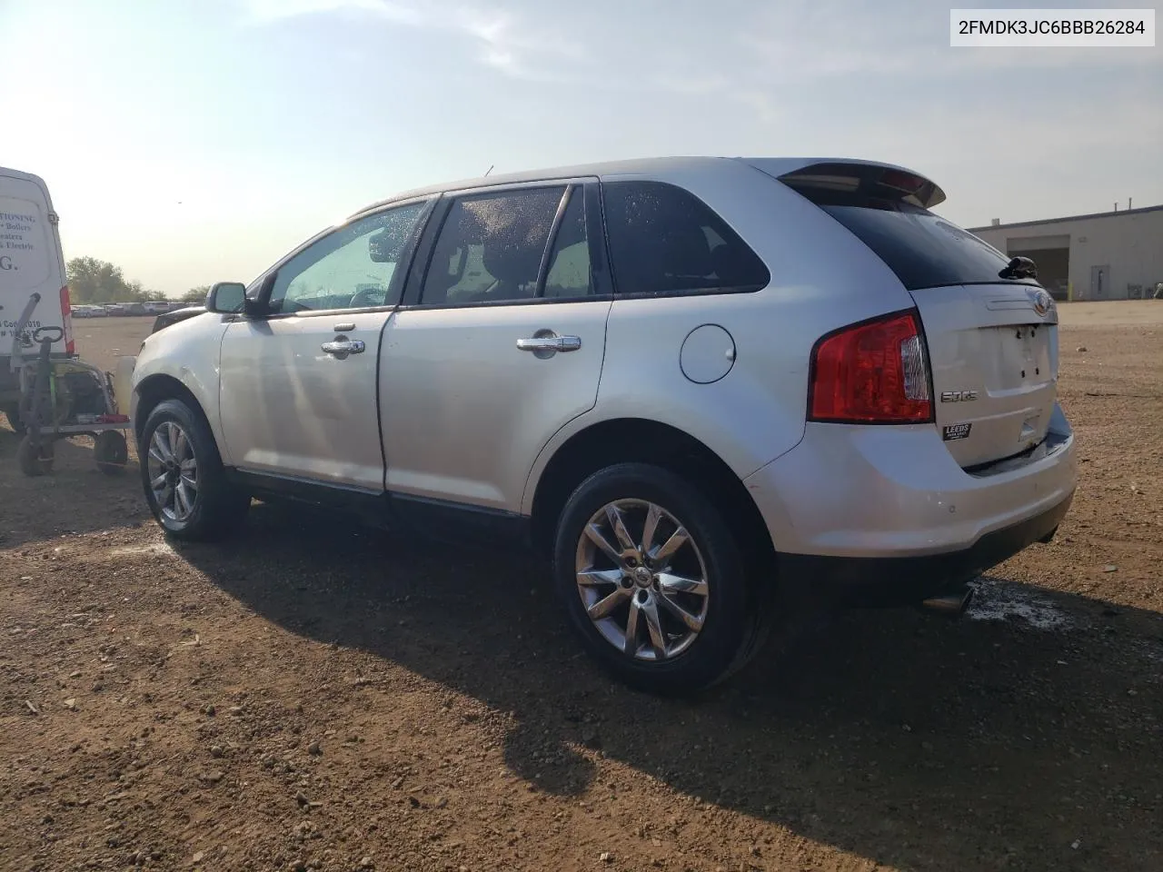 2011 Ford Edge Sel VIN: 2FMDK3JC6BBB26284 Lot: 70502874