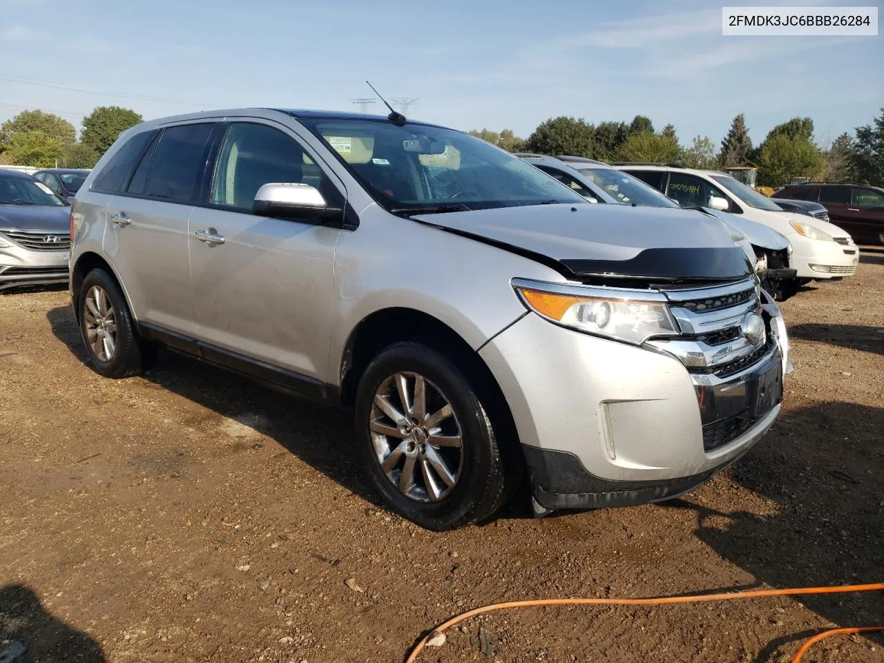 2011 Ford Edge Sel VIN: 2FMDK3JC6BBB26284 Lot: 70502874