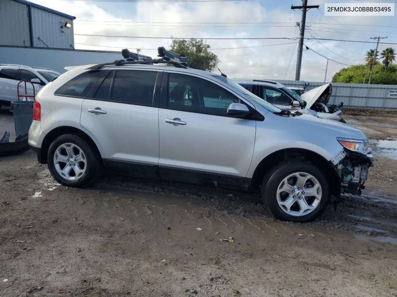 2011 Ford Edge Sel VIN: 2FMDK3JC0BBB53495 Lot: 70838084