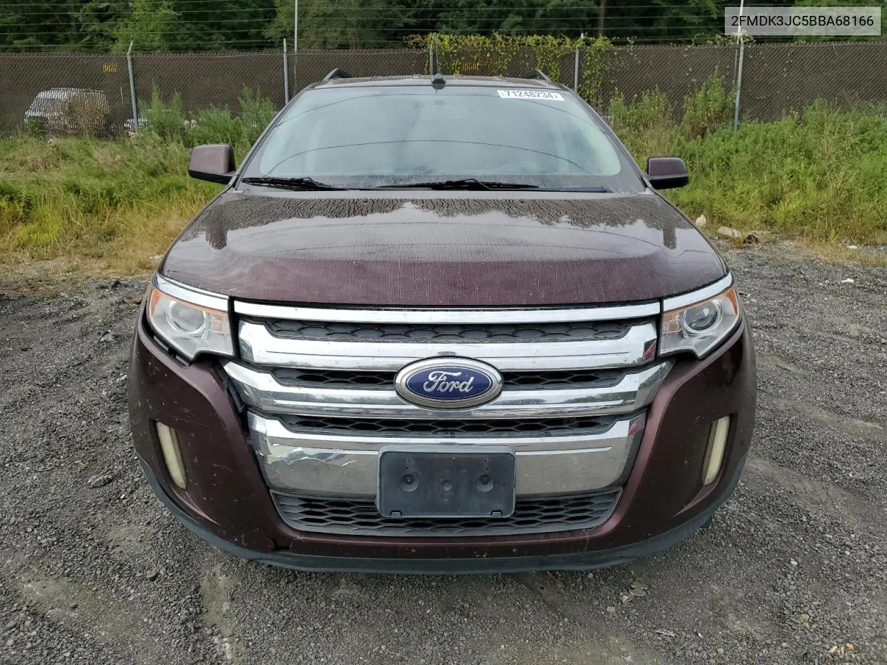 2011 Ford Edge Sel VIN: 2FMDK3JC5BBA68166 Lot: 71248234