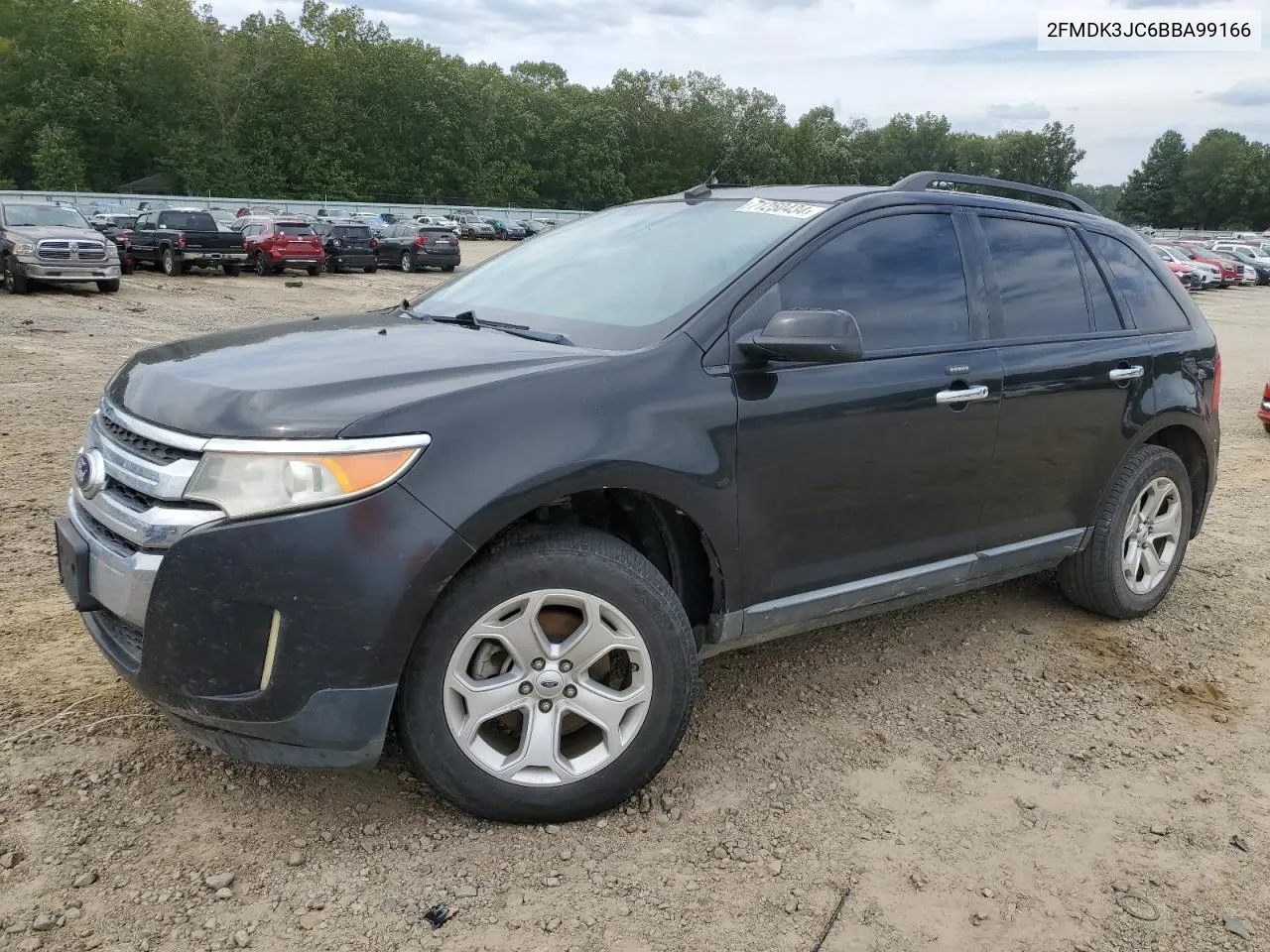 2011 Ford Edge Sel VIN: 2FMDK3JC6BBA99166 Lot: 71250434