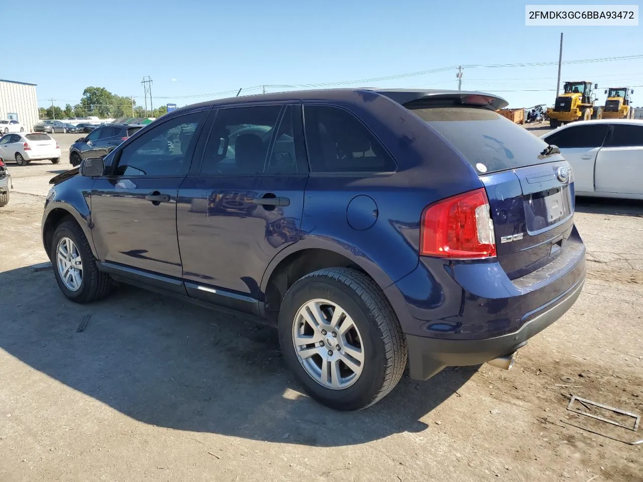 2011 Ford Edge Se VIN: 2FMDK3GC6BBA93472 Lot: 71386164