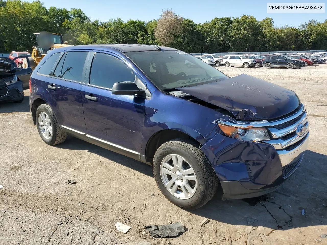 2011 Ford Edge Se VIN: 2FMDK3GC6BBA93472 Lot: 71386164