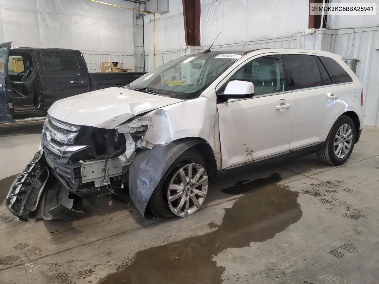 2011 Ford Edge Limited VIN: 2FMDK3KC6BBA25941 Lot: 71414104