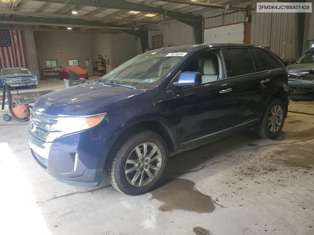 2011 Ford Edge Sel VIN: 2FMDK4JC7BBA01428 Lot: 71573034