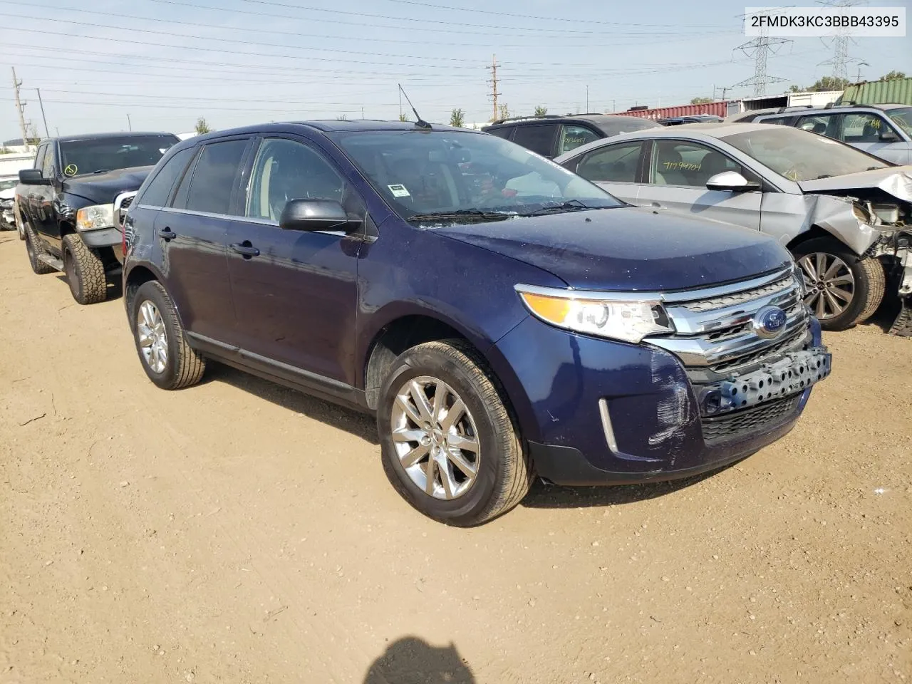 2011 Ford Edge Limited VIN: 2FMDK3KC3BBB43395 Lot: 71815594