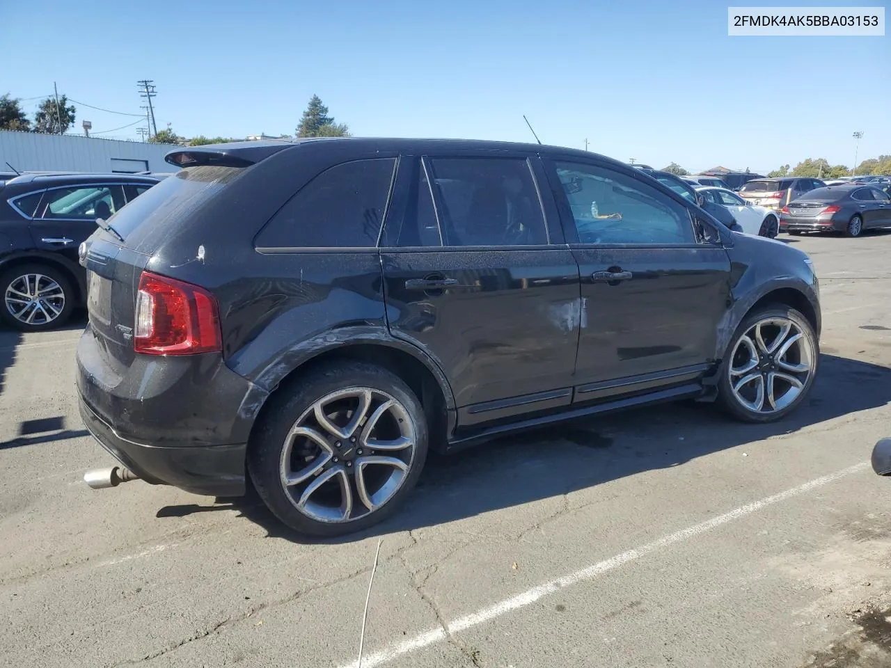 2011 Ford Edge Sport VIN: 2FMDK4AK5BBA03153 Lot: 72020184