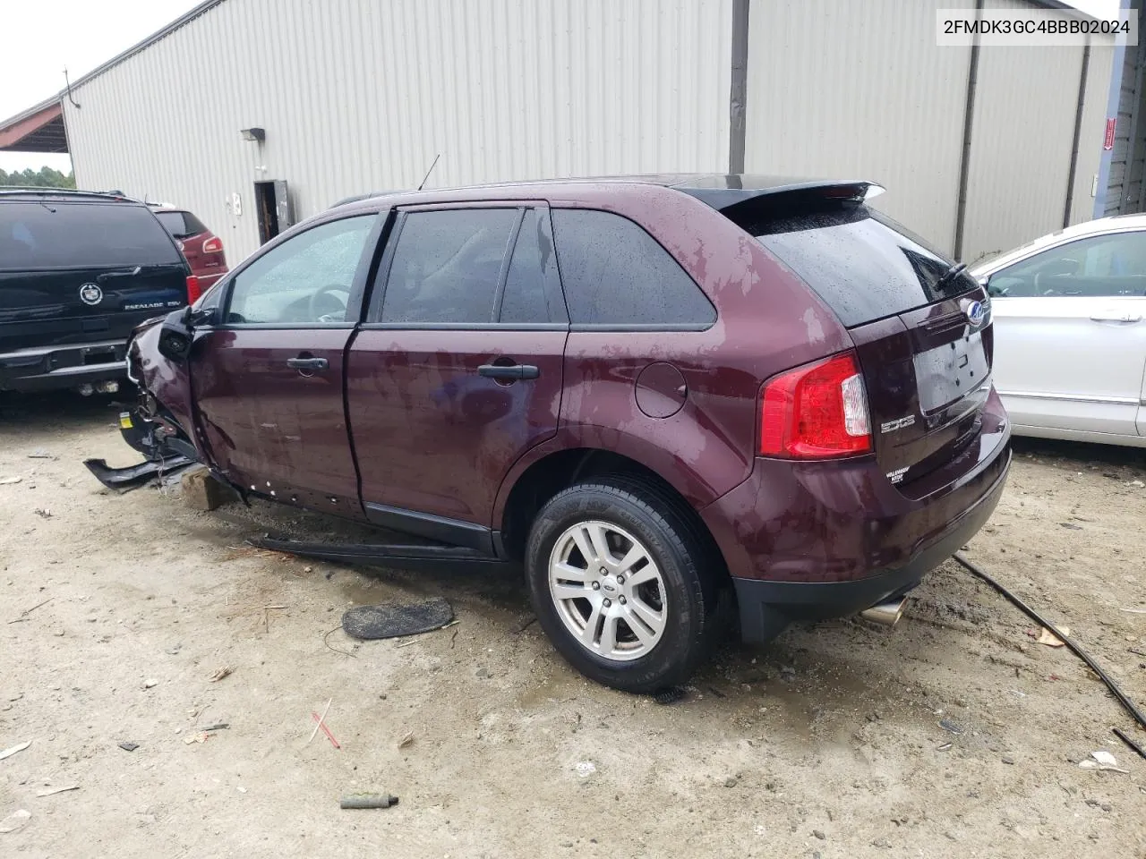 2011 Ford Edge Se VIN: 2FMDK3GC4BBB02024 Lot: 72175024