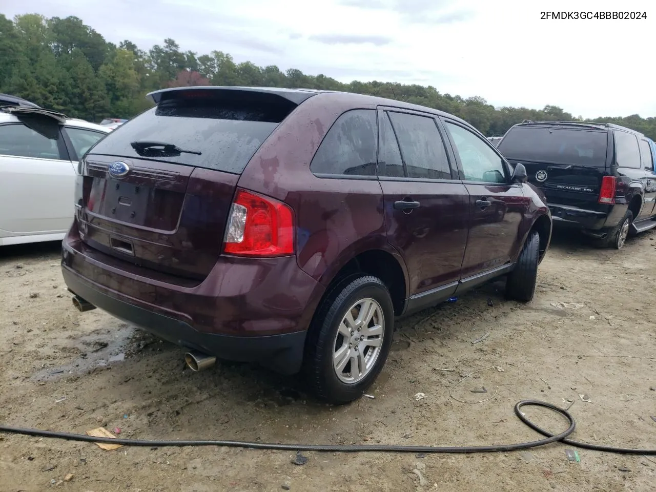 2011 Ford Edge Se VIN: 2FMDK3GC4BBB02024 Lot: 72175024