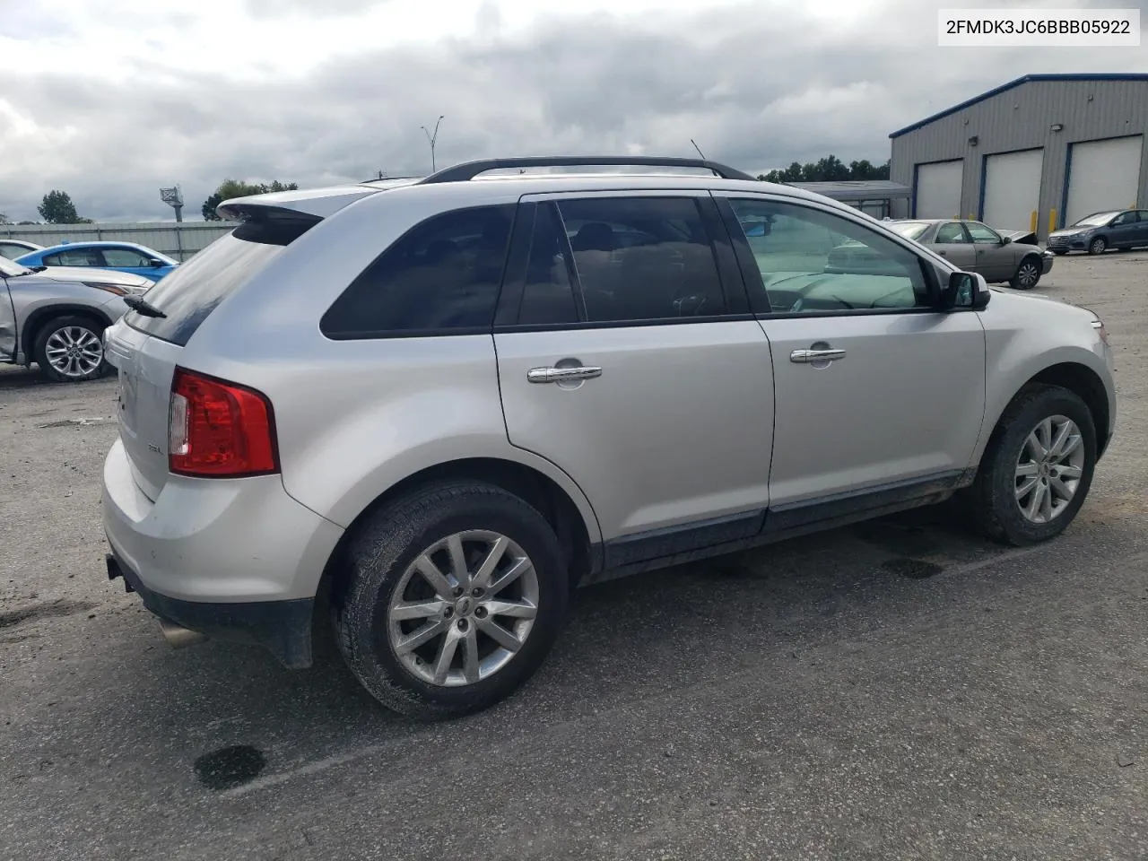 2011 Ford Edge Sel VIN: 2FMDK3JC6BBB05922 Lot: 72181444