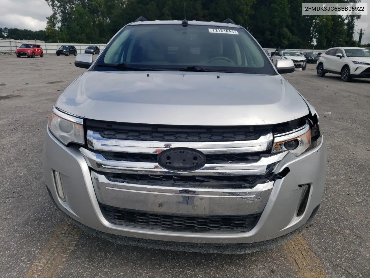 2011 Ford Edge Sel VIN: 2FMDK3JC6BBB05922 Lot: 72181444