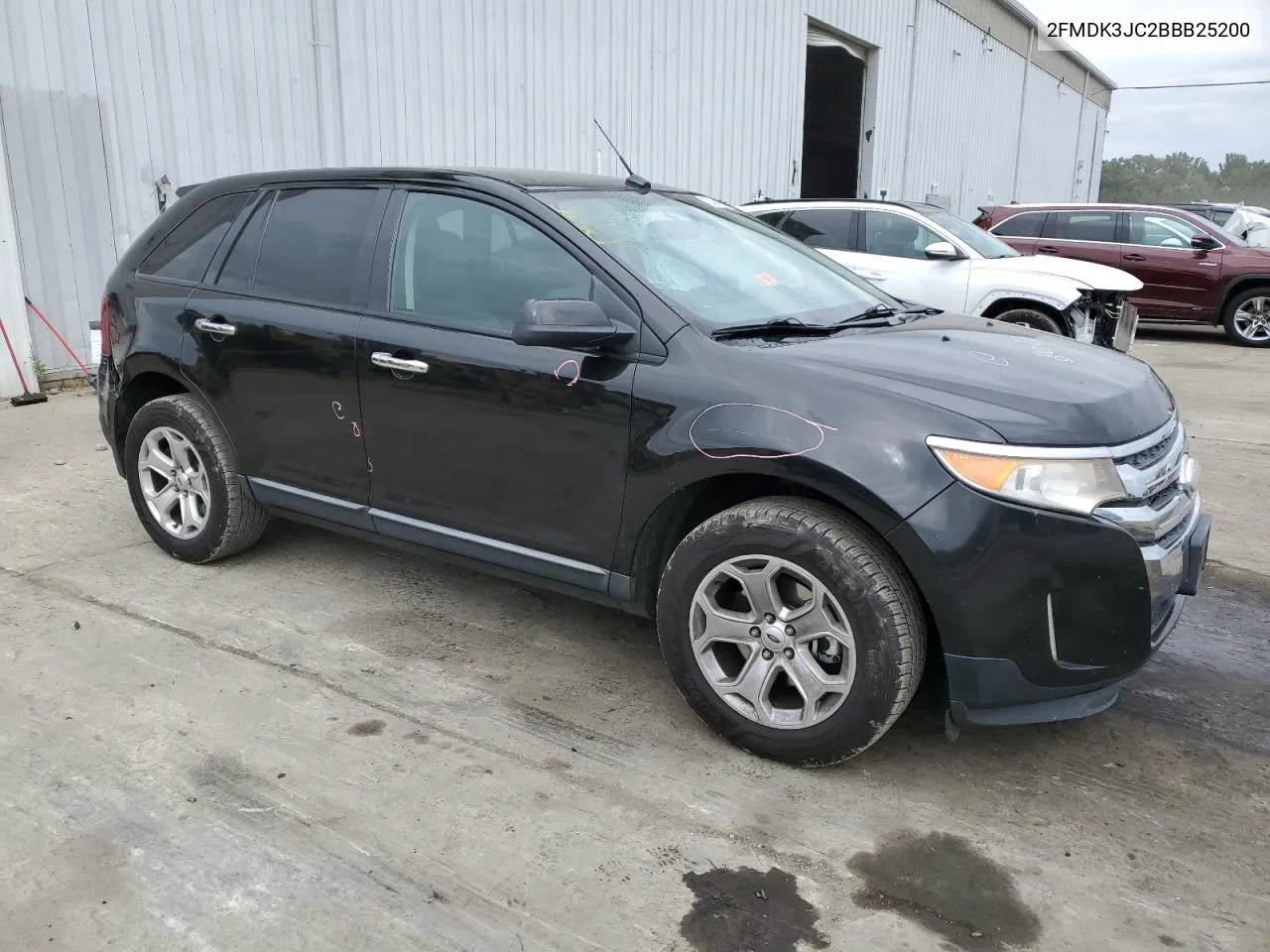 2011 Ford Edge Sel VIN: 2FMDK3JC2BBB25200 Lot: 72464184