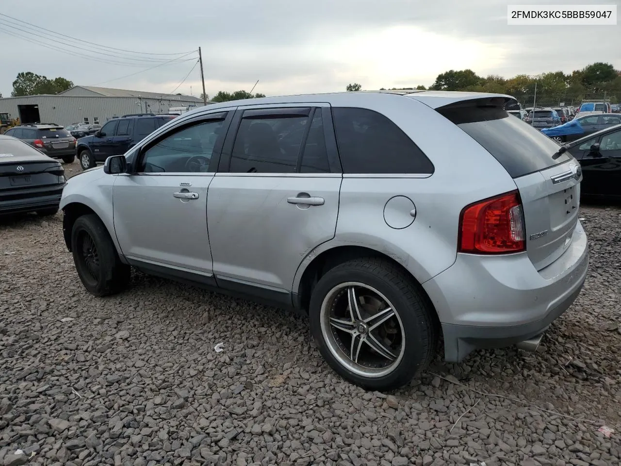 2011 Ford Edge Limited VIN: 2FMDK3KC5BBB59047 Lot: 72554444