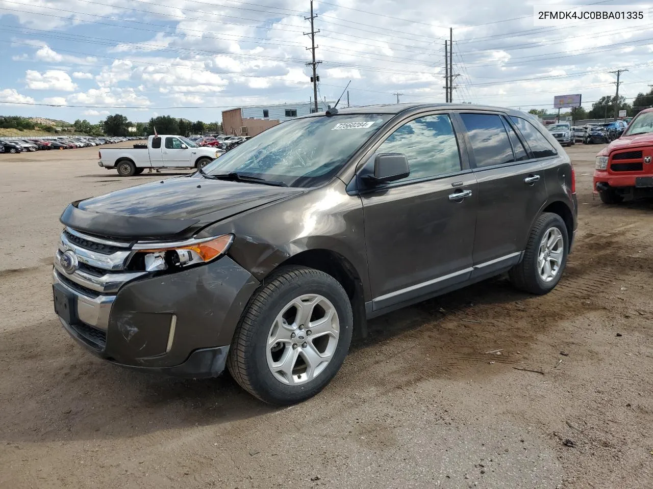 2011 Ford Edge Sel VIN: 2FMDK4JC0BBA01335 Lot: 72560284