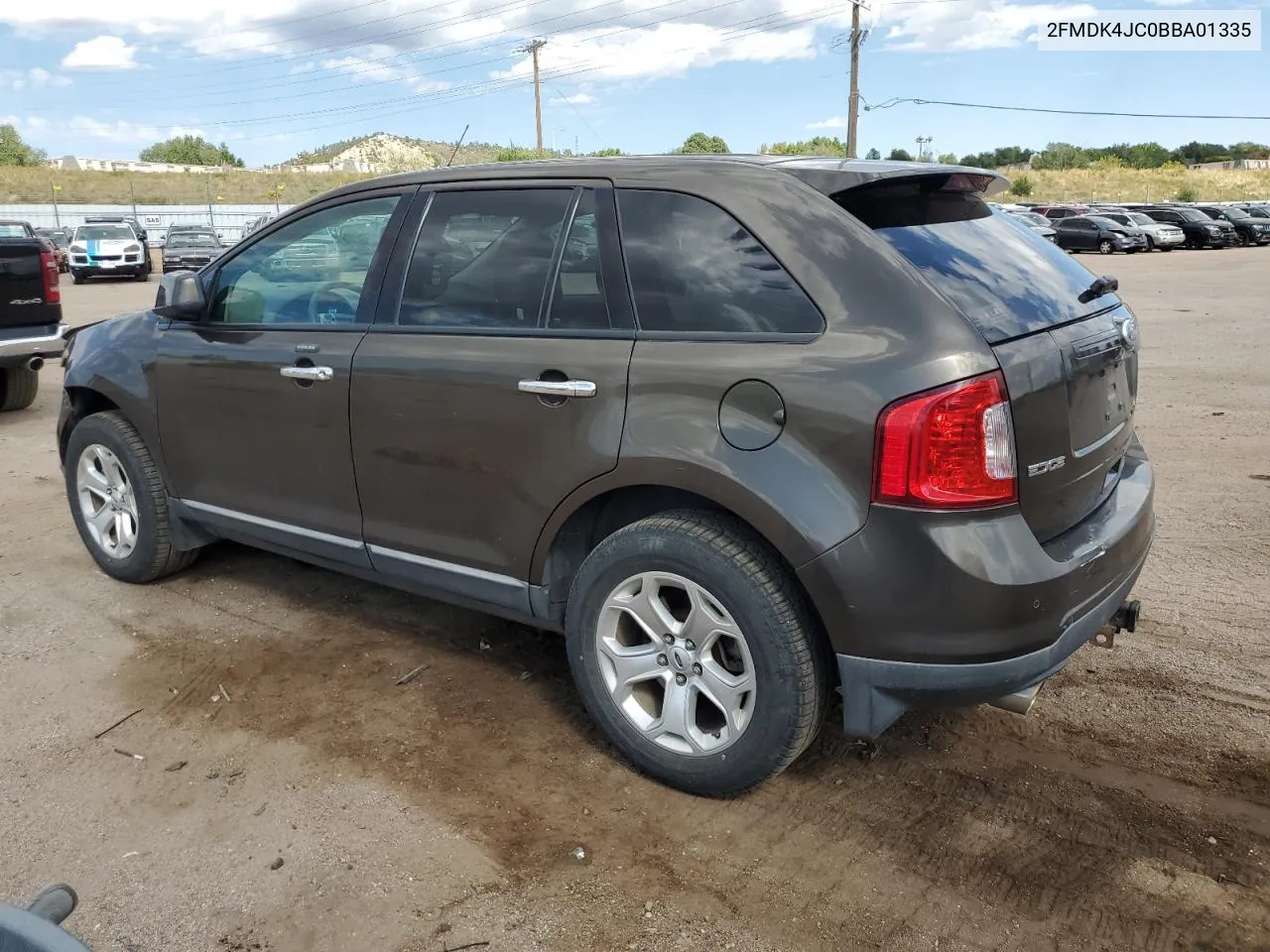 2011 Ford Edge Sel VIN: 2FMDK4JC0BBA01335 Lot: 72560284