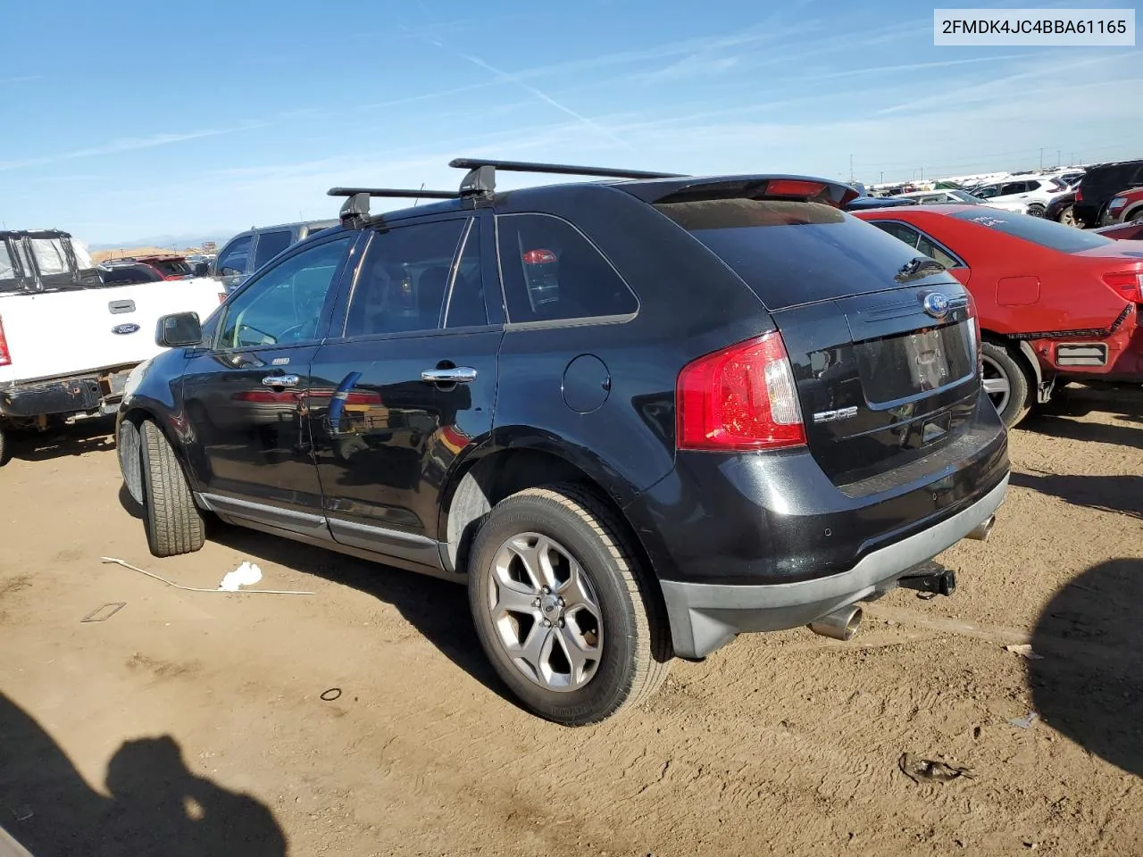 2011 Ford Edge Sel VIN: 2FMDK4JC4BBA61165 Lot: 72754244