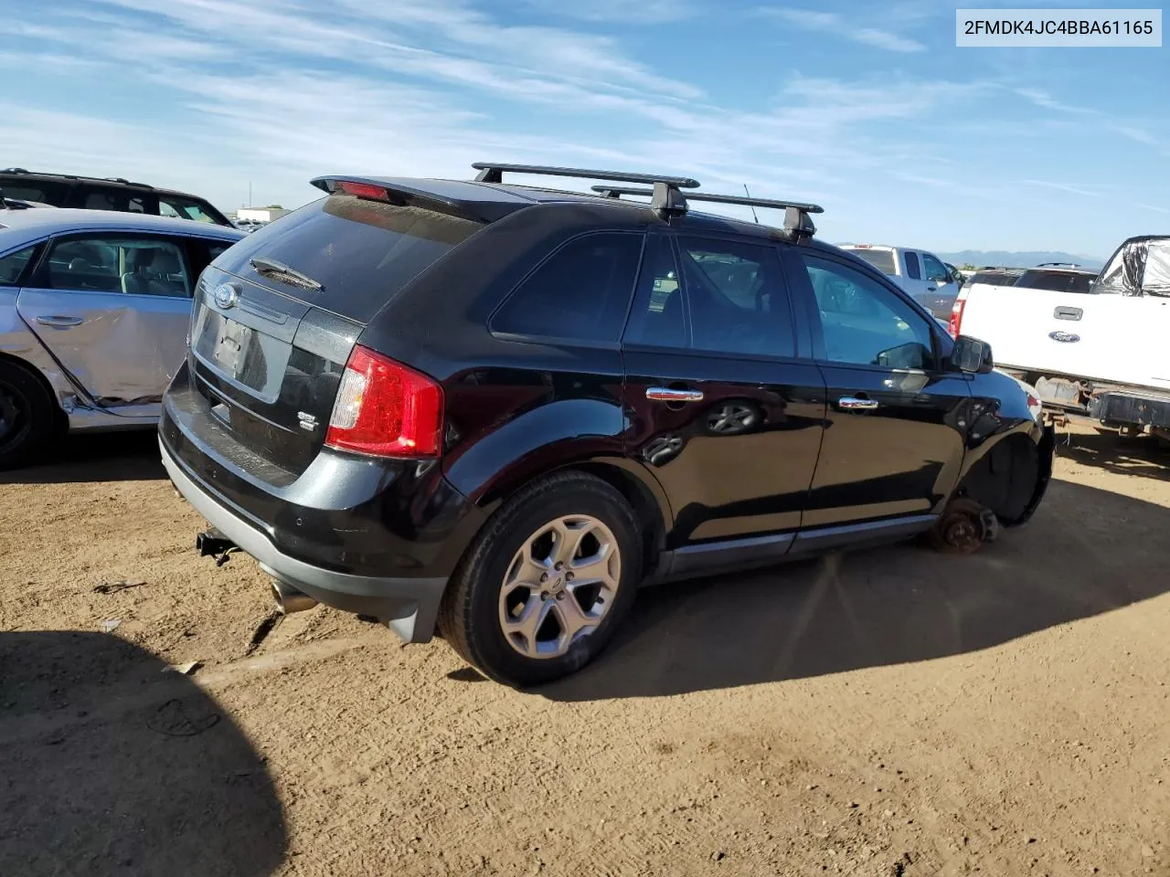 2011 Ford Edge Sel VIN: 2FMDK4JC4BBA61165 Lot: 72754244