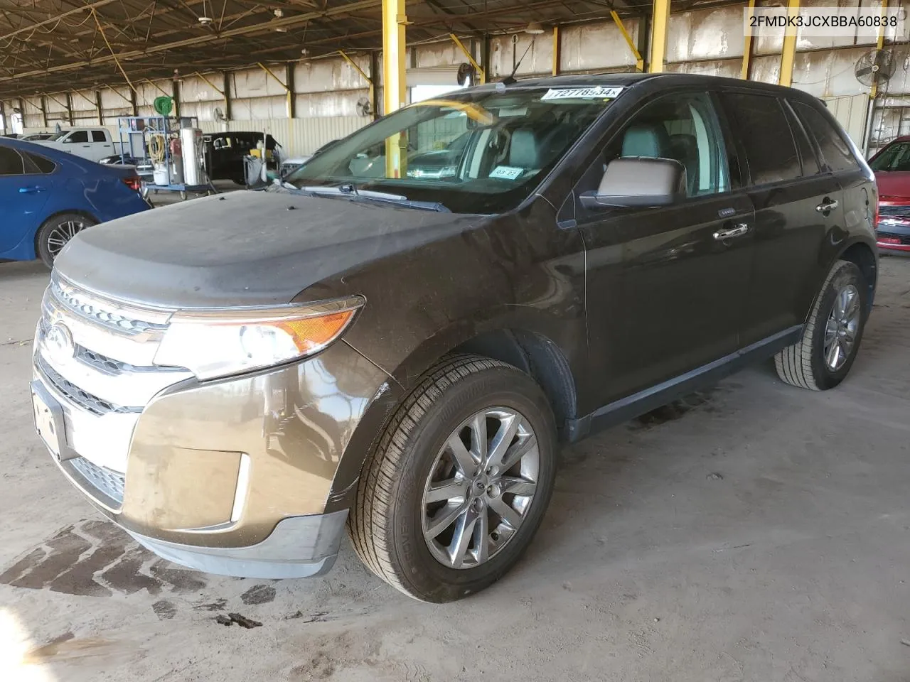 2011 Ford Edge Sel VIN: 2FMDK3JCXBBA60838 Lot: 72778934