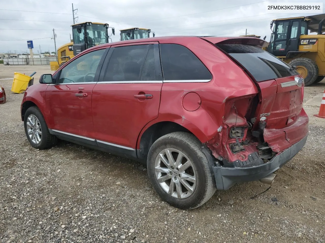 2011 Ford Edge Limited VIN: 2FMDK3KC7BBB29192 Lot: 72789944