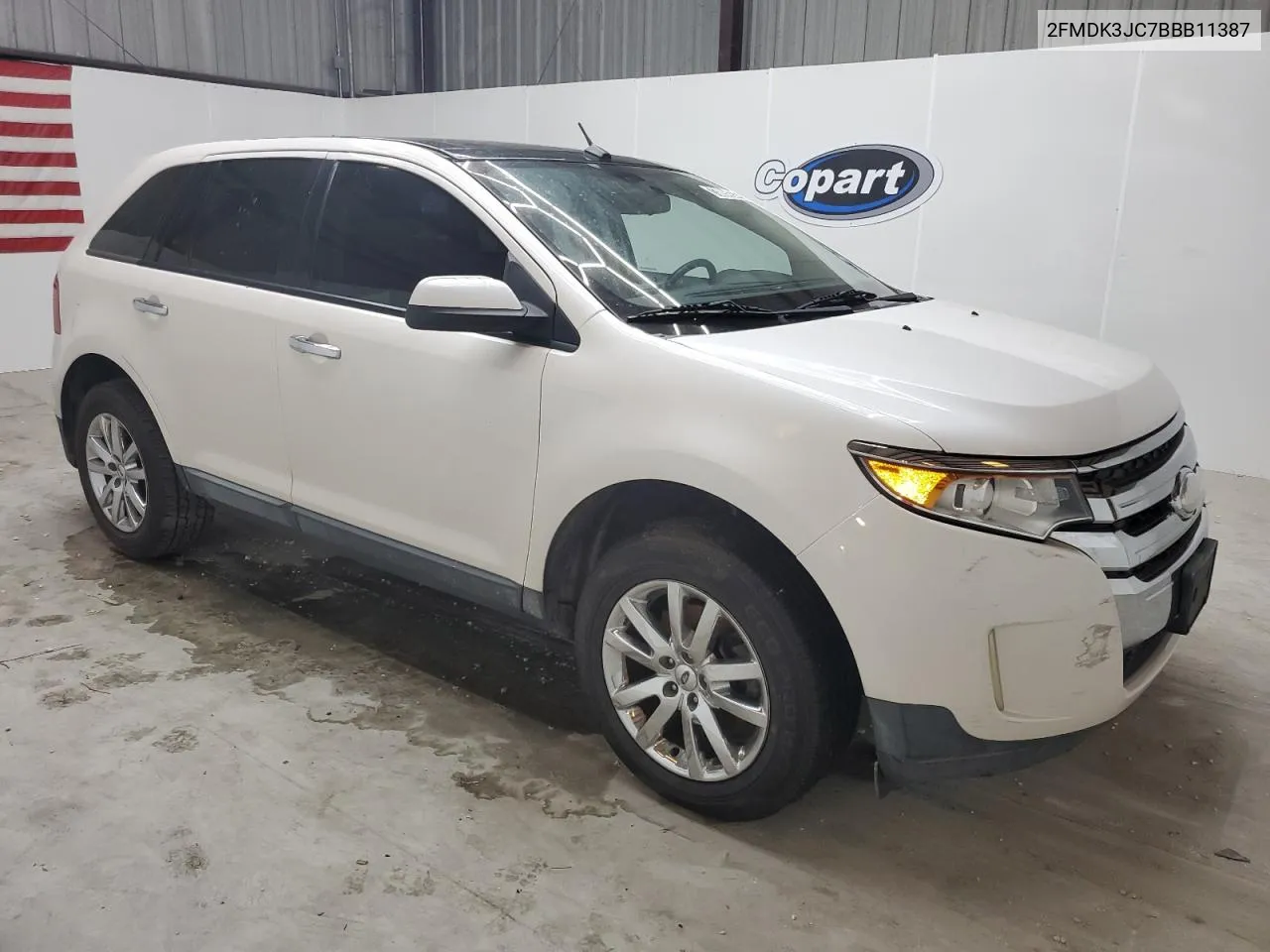 2011 Ford Edge Sel VIN: 2FMDK3JC7BBB11387 Lot: 73094234