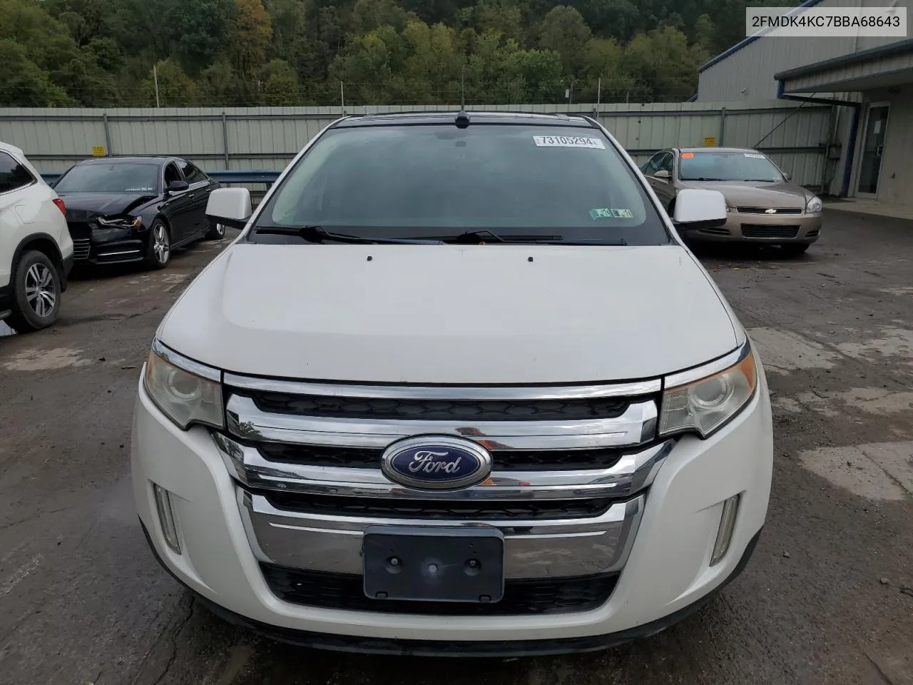 2011 Ford Edge Limited VIN: 2FMDK4KC7BBA68643 Lot: 73105294