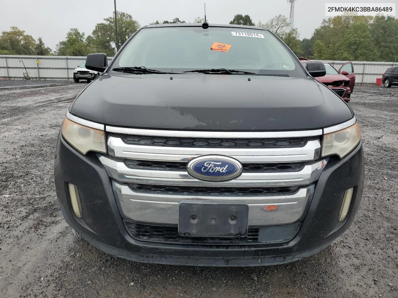 2011 Ford Edge Limited VIN: 2FMDK4KC3BBA86489 Lot: 73118014