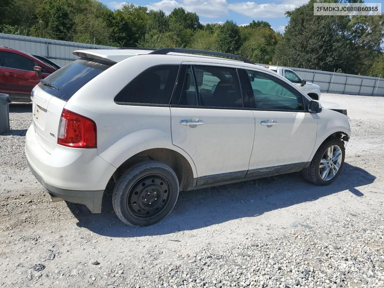 2011 Ford Edge Sel VIN: 2FMDK3JC8BBB60355 Lot: 73134654