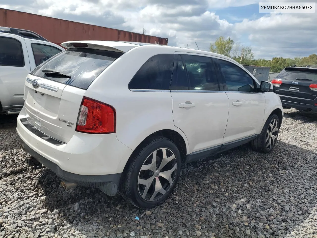 2011 Ford Edge Limited VIN: 2FMDK4KC7BBA56072 Lot: 73142854