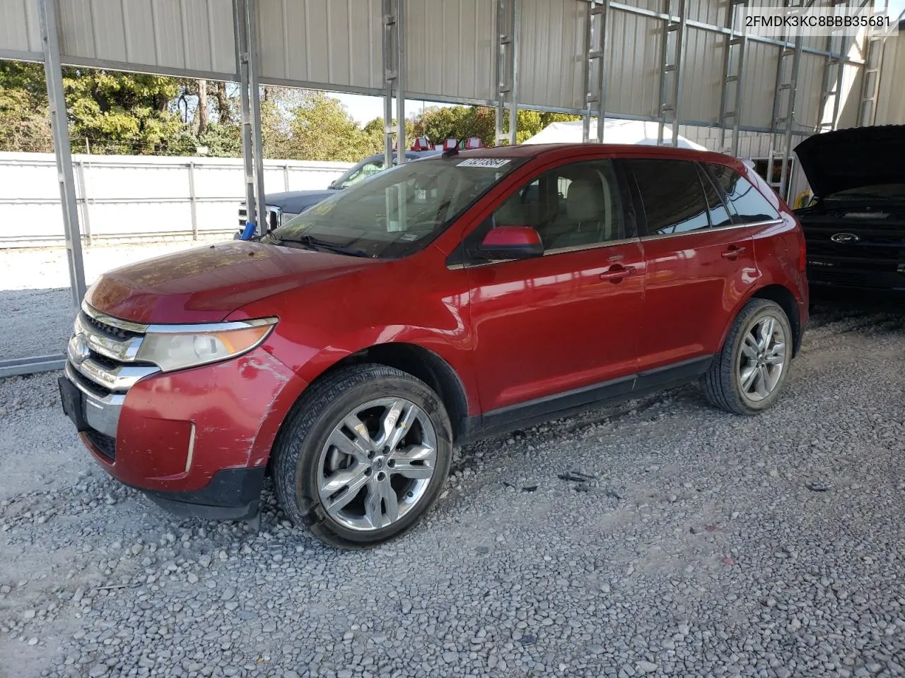 2011 Ford Edge Limited VIN: 2FMDK3KC8BBB35681 Lot: 73213864