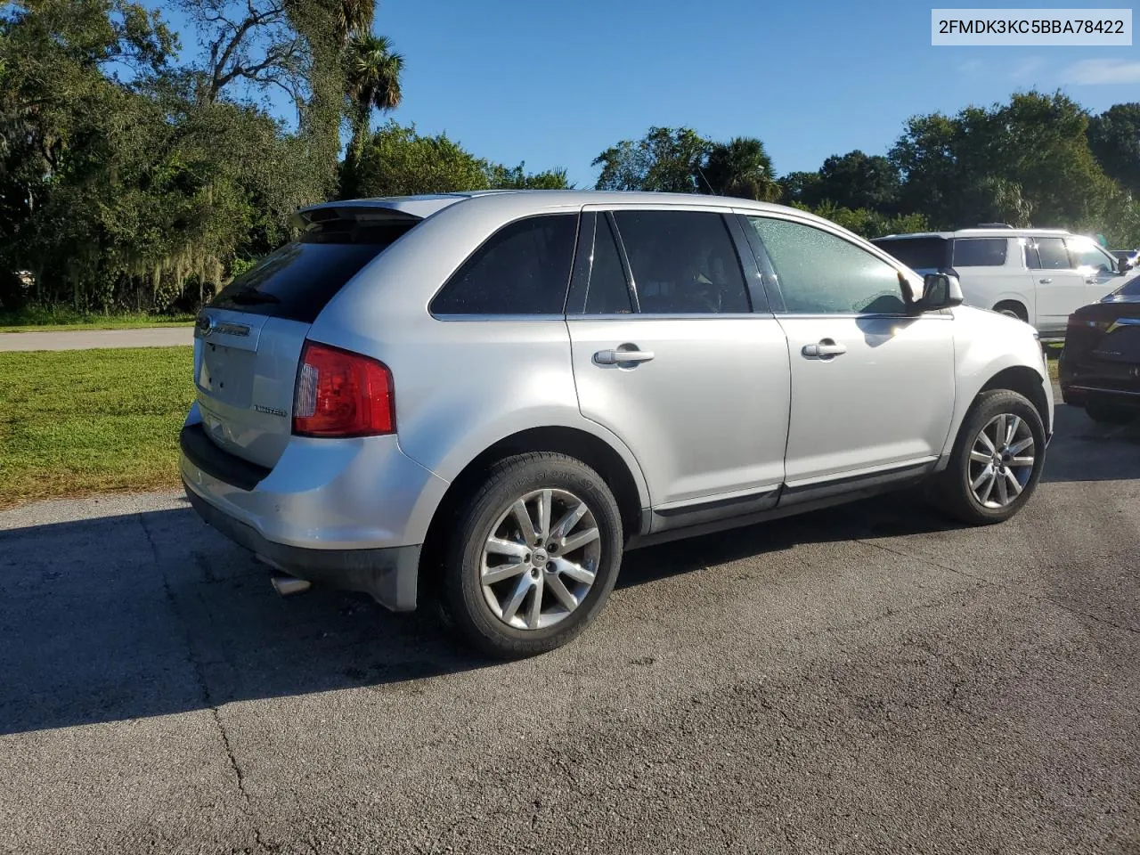 2011 Ford Edge Limited VIN: 2FMDK3KC5BBA78422 Lot: 74072174