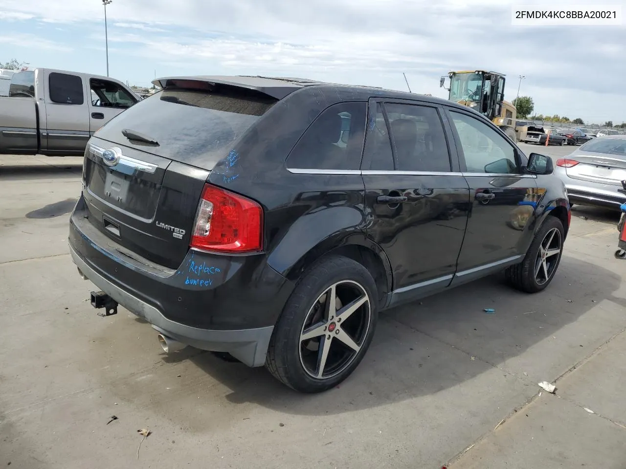 2011 Ford Edge Limited VIN: 2FMDK4KC8BBA20021 Lot: 74292984