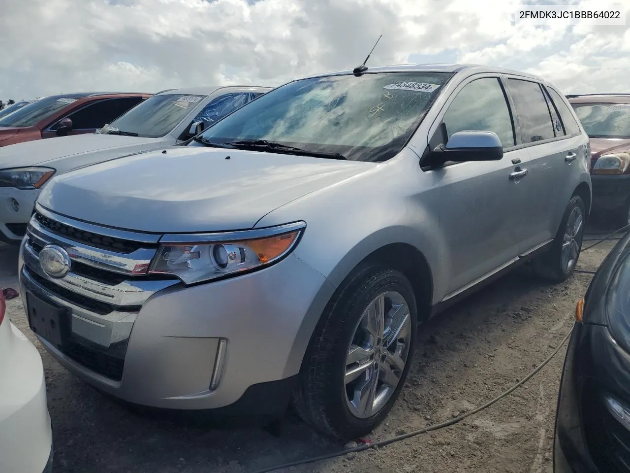 2011 Ford Edge Sel VIN: 2FMDK3JC1BBB64022 Lot: 74348334