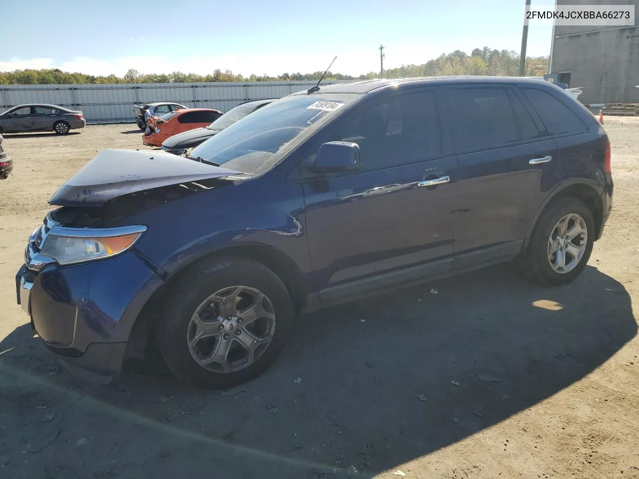 2011 Ford Edge Sel VIN: 2FMDK4JCXBBA66273 Lot: 74509184