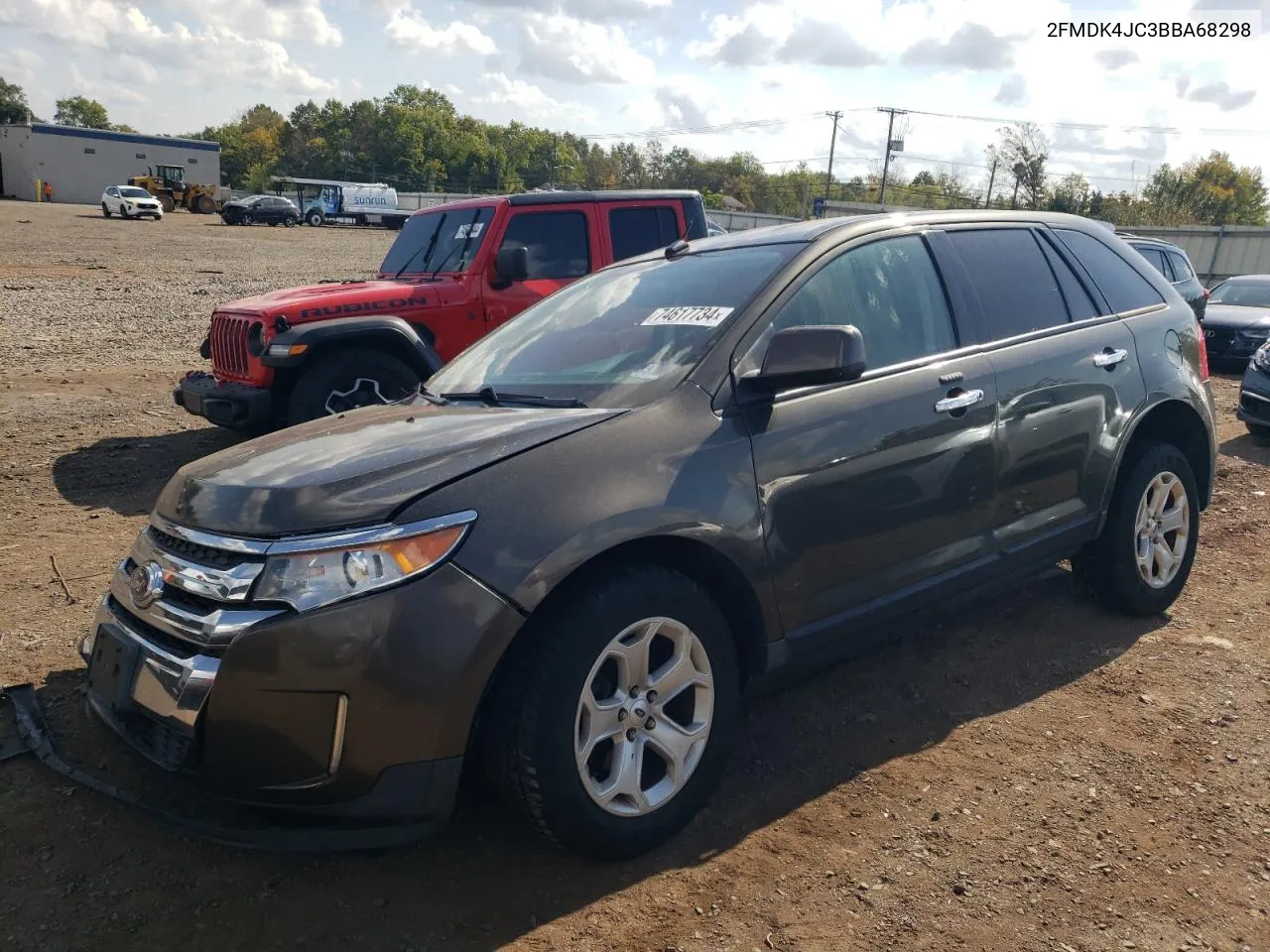 2011 Ford Edge Sel VIN: 2FMDK4JC3BBA68298 Lot: 74617734