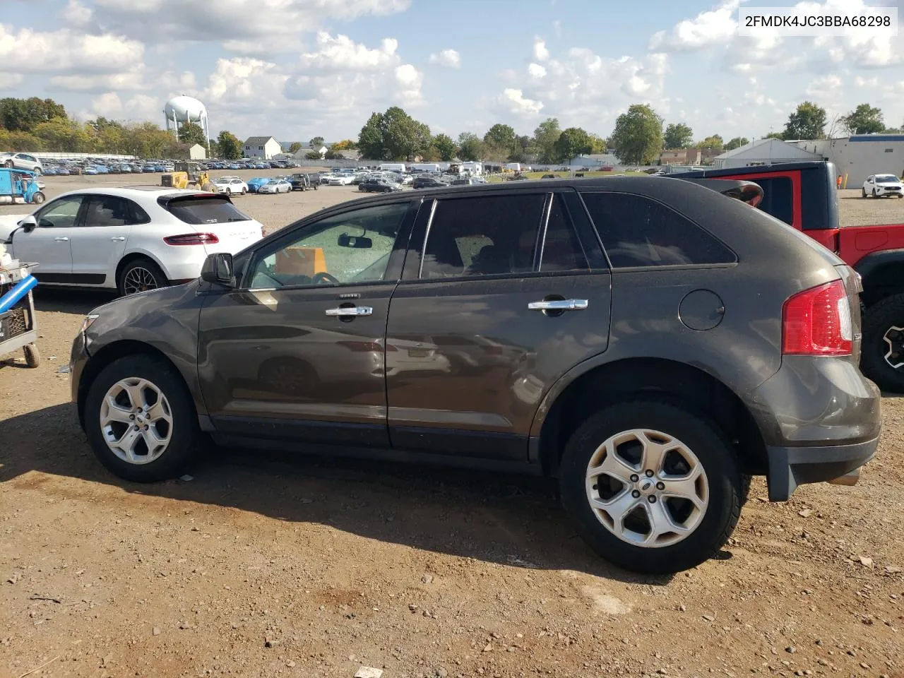 2011 Ford Edge Sel VIN: 2FMDK4JC3BBA68298 Lot: 74617734