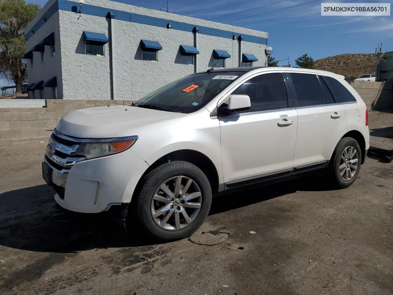 2011 Ford Edge Limited VIN: 2FMDK3KC9BBA56701 Lot: 74974704