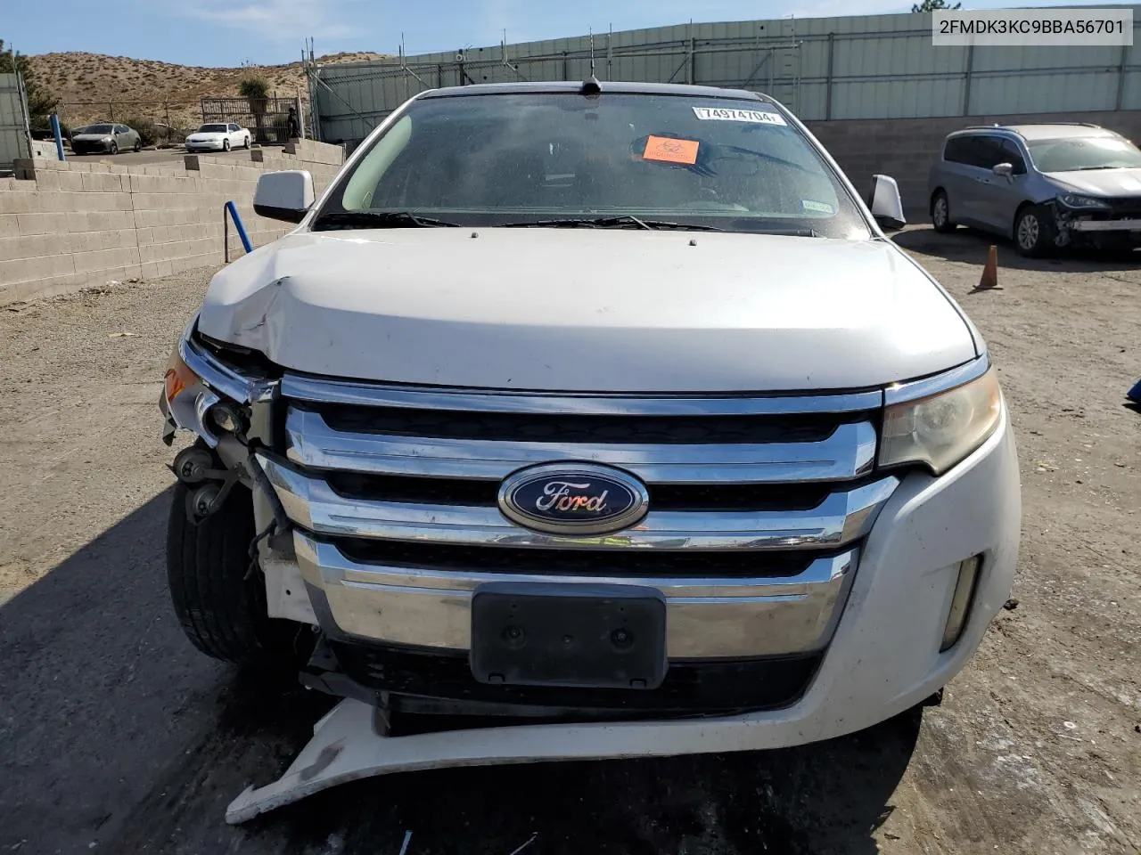 2011 Ford Edge Limited VIN: 2FMDK3KC9BBA56701 Lot: 74974704