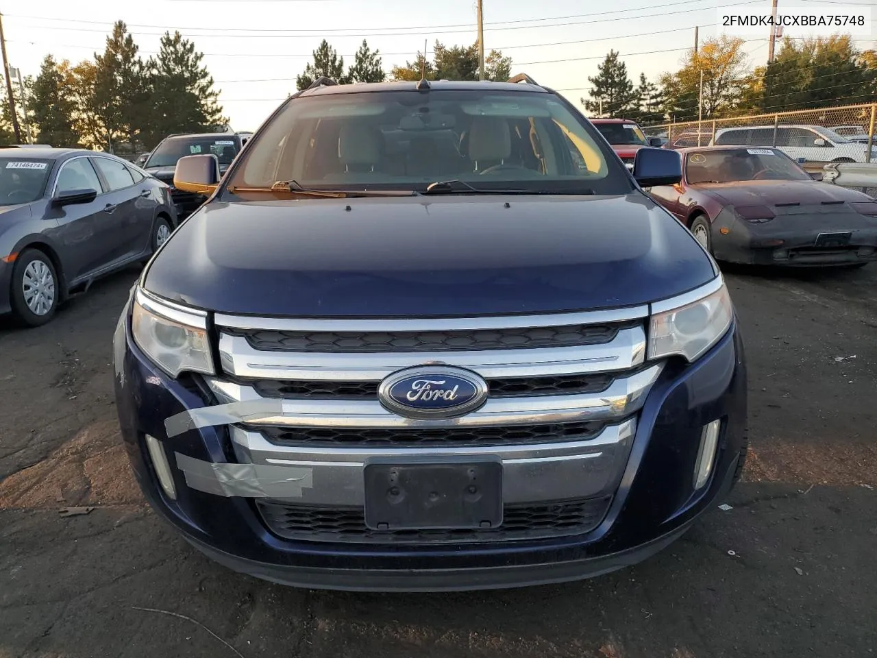 2011 Ford Edge Sel VIN: 2FMDK4JCXBBA75748 Lot: 75055084