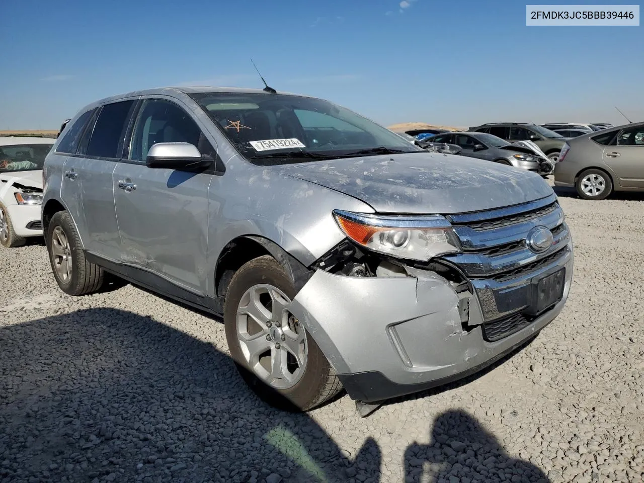 2011 Ford Edge Sel VIN: 2FMDK3JC5BBB39446 Lot: 75419224