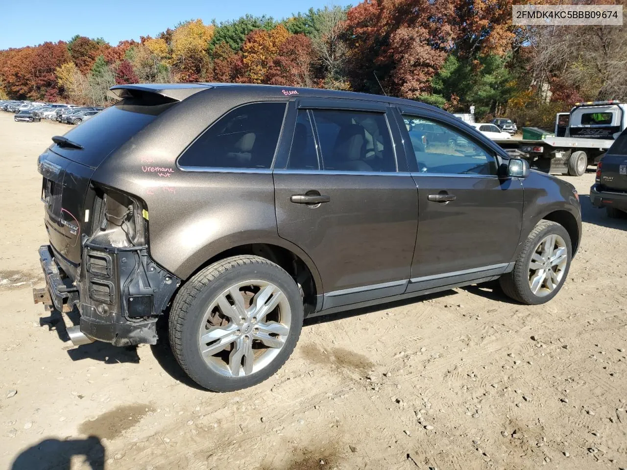 2011 Ford Edge Limited VIN: 2FMDK4KC5BBB09674 Lot: 75557664