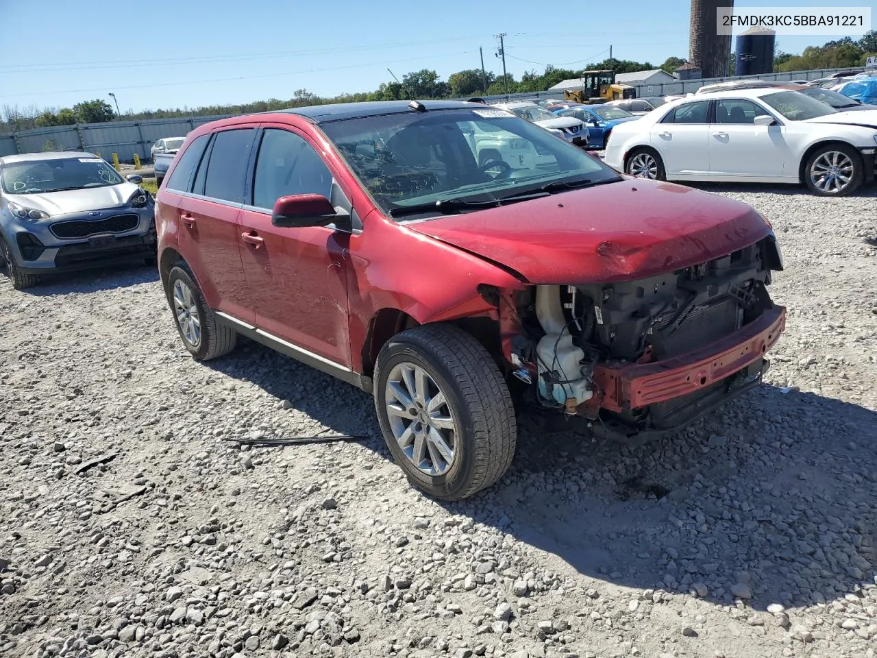 2011 Ford Edge Limited VIN: 2FMDK3KC5BBA91221 Lot: 75736334