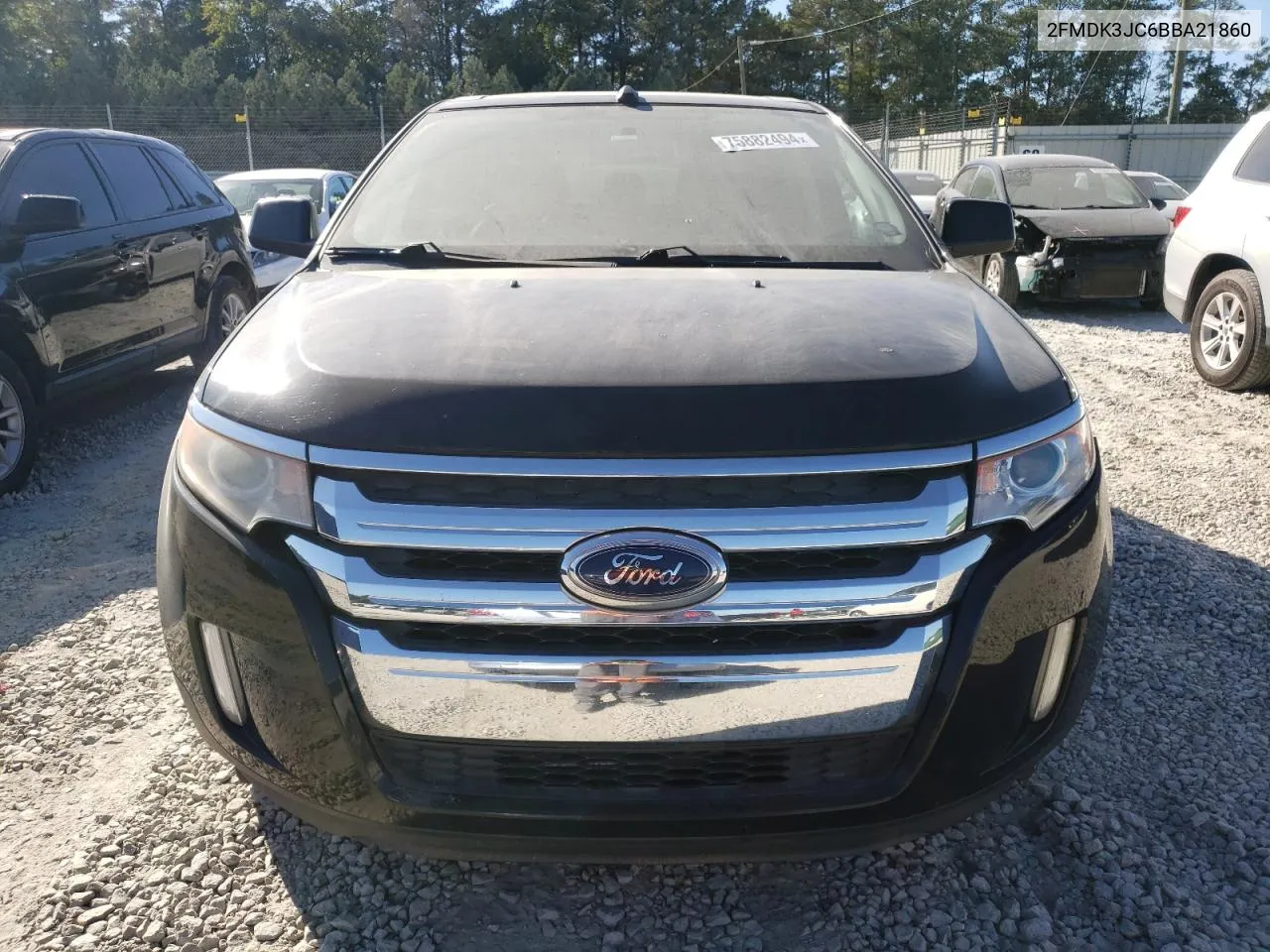 2011 Ford Edge Sel VIN: 2FMDK3JC6BBA21860 Lot: 75882494