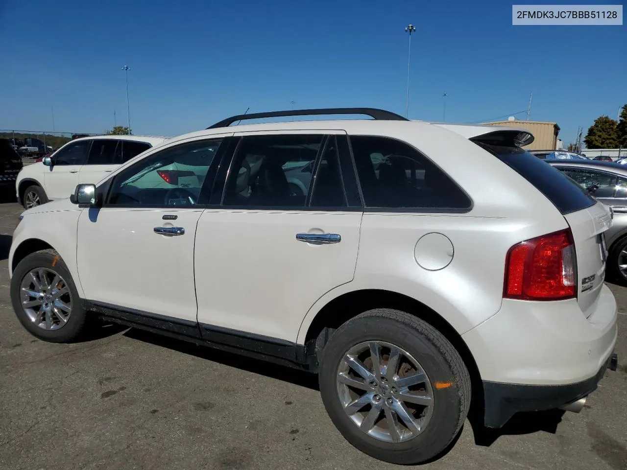 2011 Ford Edge Sel VIN: 2FMDK3JC7BBB51128 Lot: 76354524