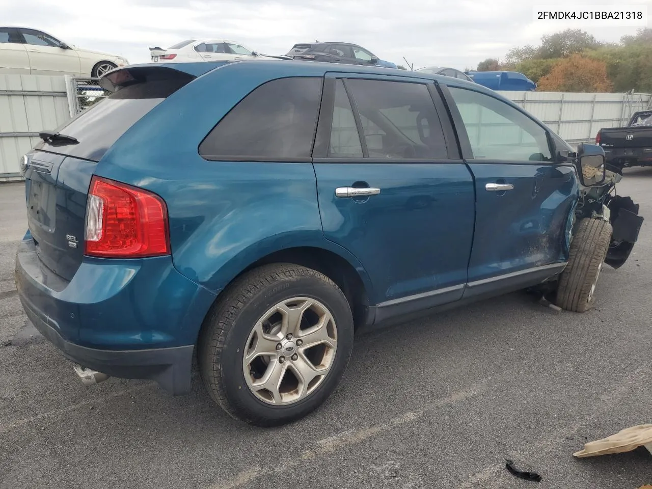 2011 Ford Edge Sel VIN: 2FMDK4JC1BBA21318 Lot: 76452764