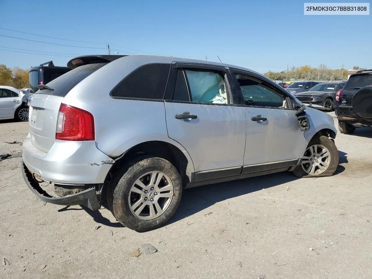 2011 Ford Edge Se VIN: 2FMDK3GC7BBB31808 Lot: 76794804