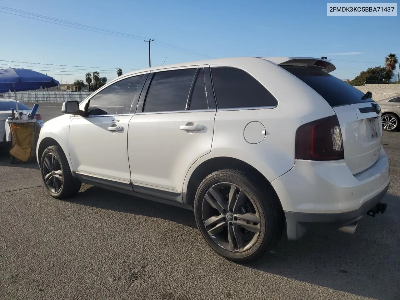 2011 Ford Edge Limited VIN: 2FMDK3KC5BBA71437 Lot: 77282254